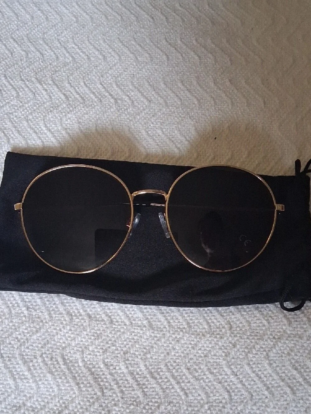 Women's Fashion Sunglasses Set - Black, White, Brown & Gold Frames